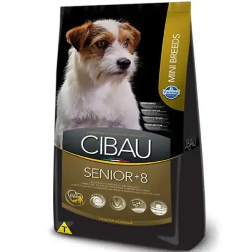 Cibau Cães Sênior +8 Raças Pequenas 1kg