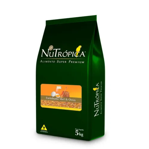 Ração Nutrópica Farinhada Mel e Ovos 5 kg