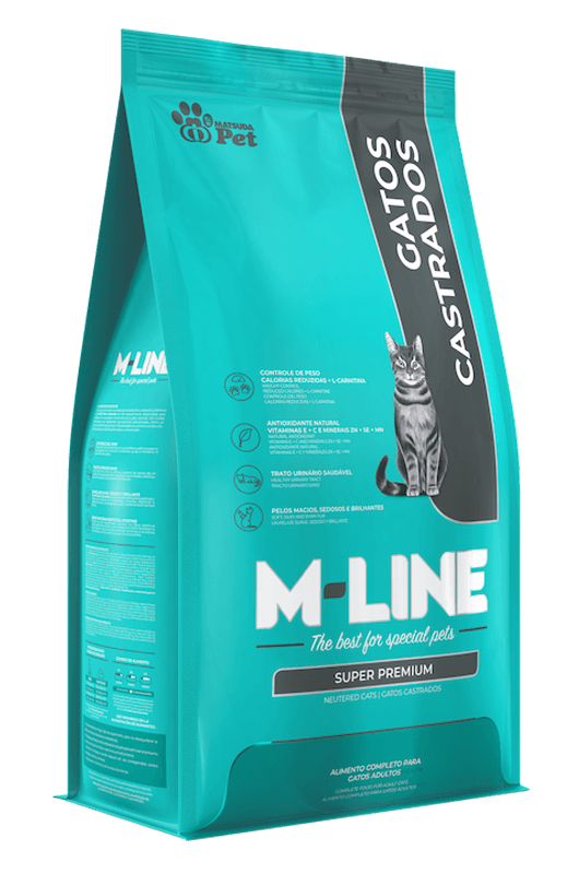 Ração M-Line Gatos Castrados 10,1 kg