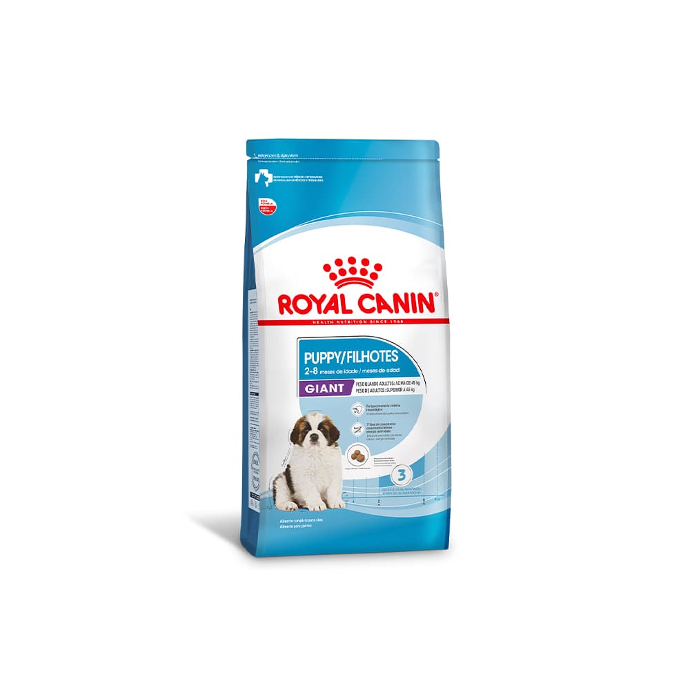Ração Seca Royal Canin Giant Puppy para Cães Gigantes Filhotes de 2 a 8 Meses de Idade 12 kg