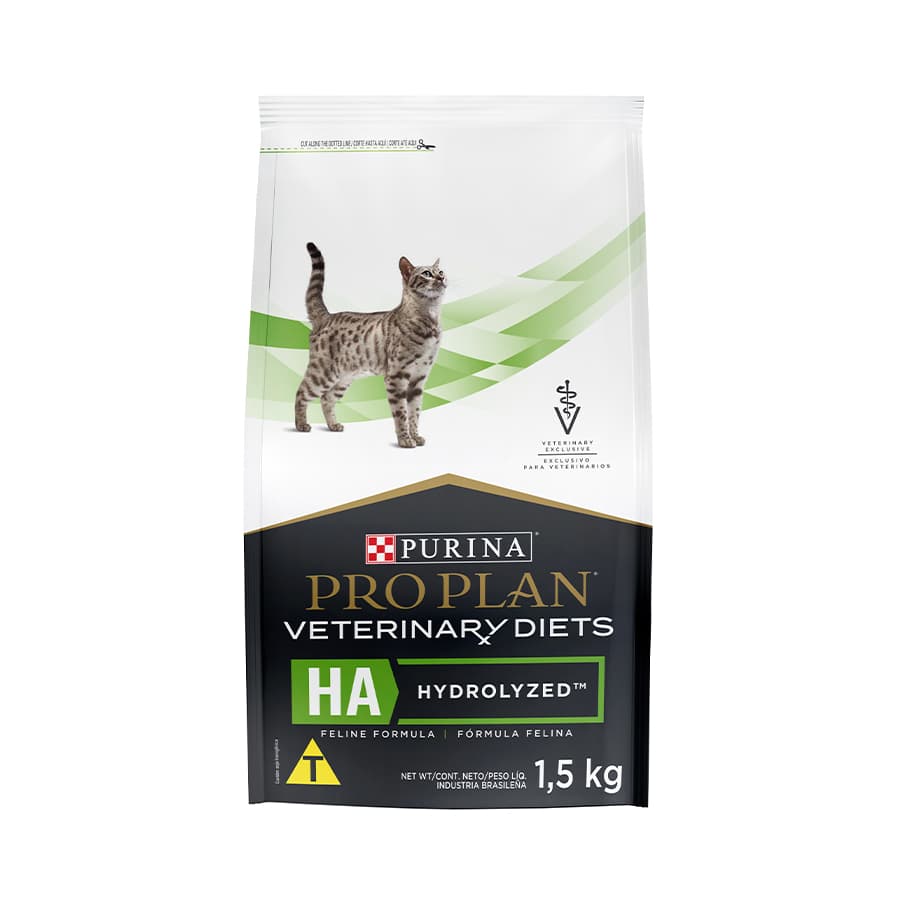 Ração Pro Plan Veterinary Diets Hipoalergênica HA para Gatos 1,5 kg