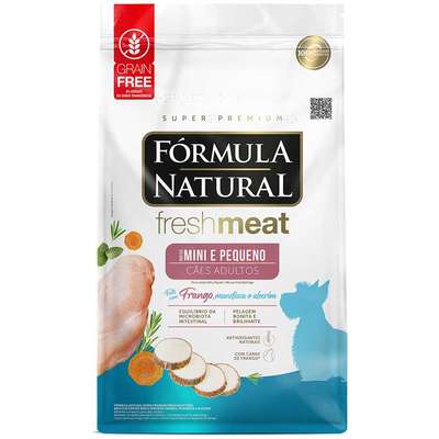 Ração Fórmula Natural Fresh Meat Cães Adultos Mini e Pequeno Porte 10,1 kg