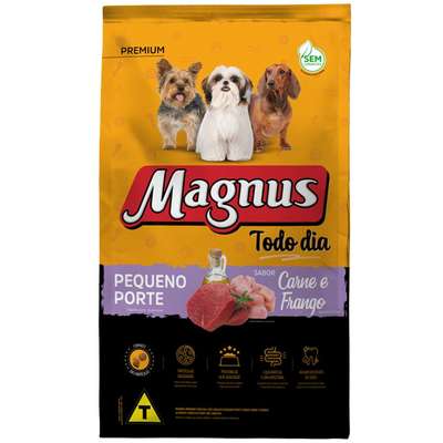 Ração Magnus Todo Dia Cães Adultos Pequeno Porte Carne e Frango 10,1 kg